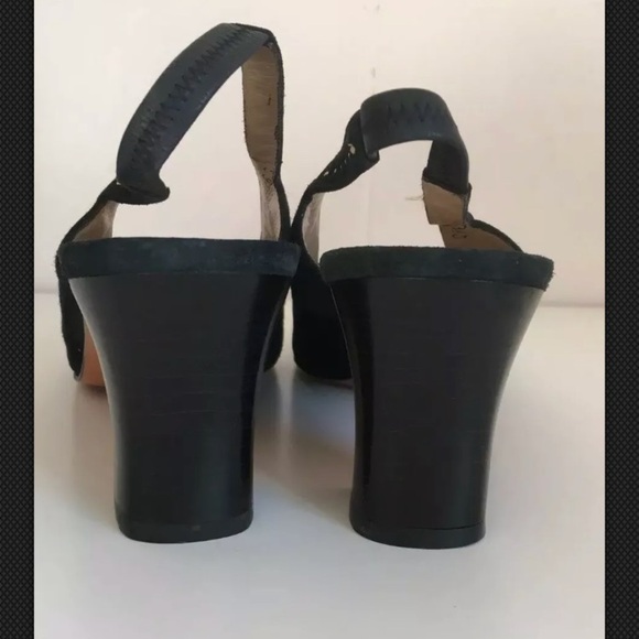 Salvatore Ferragamo Black Suede Heels - Picture 8 of 8